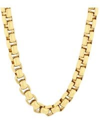 Robert Alton - Finish Box Link Stainless Steel Chain - Lyst