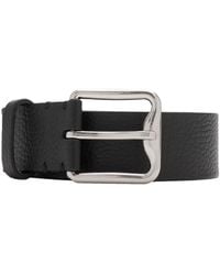 Burberry - B Buckle Shield Leather Belt - Lyst