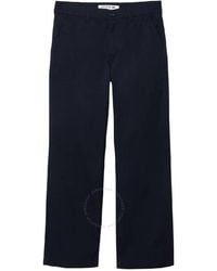 Lacoste - Straight Fit Cotton Pants - Lyst