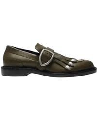 Burberry - Fringe Detailing Leather Loafer - Lyst