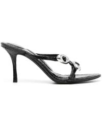 Alexander Wang - Mules Dome 85 Mm En Cuir - Lyst