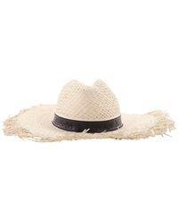 Maison Michel - Natural Zango Straw Fedora Hat - Lyst