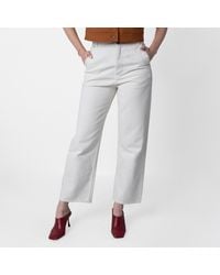 Bally - Bone Bleached Denim Jeans, Waist - Lyst