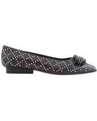 Ferragamo - Viva Embellished Ballet Flats - Lyst
