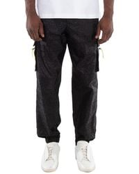 Moschino - All-Over Logo Cargo Pants - Lyst