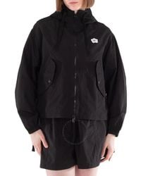 KENZO - Drawstring Hood Long Sleeve Jacket - Lyst