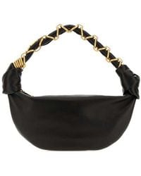 Saint Laurent - Leather Mini Amalia Shoulder Bag Nero Borse A Mano - Lyst