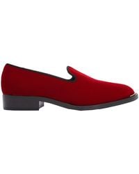 Giuseppe Zanotti - Lyidia Velvet-Effect Loafers, Brand Size 36 Us - Lyst