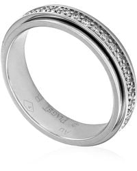 Piaget - Possession 18k White Gold . Ct Diamond Wedding Ring - Lyst