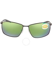 Costa Del Mar - Turret Green Mirror Polarized Polycarbonate Sunglasses Trt 11 Ogmp 63 - Lyst