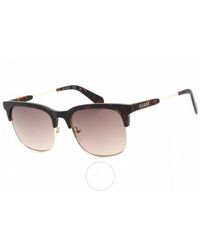 Guess Factory - Gradient Brown Rectangular Sunglasses Gf0225 52f 54 - Lyst