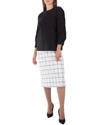 Tibi - Ladies Cotton Sateen Square Sleeve Top - Lyst
