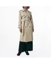 Burberry - Double-Breasted Castleford Trench Coat, Brand Size 6 Us - Lyst