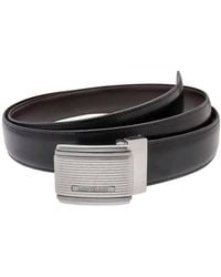 Montblanc - Contemporary Line Reversible Leather Belt - Lyst