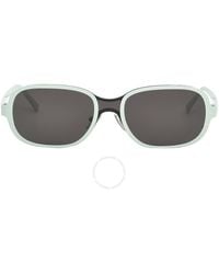 Ferragamo - Grey Oval Sunglasses Sf289s 330 54 - Lyst
