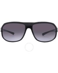 Guess Factory - Smoke Gradient Oversized Sunglasses Gf0189 01b 64 - Lyst