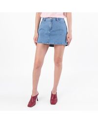 A.P.C. - Mini-Jupe Demin Skirt, Brand Size 38 Us - Lyst