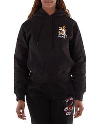 KENZO - Embroidered Tiger Long Sleeve Sweater - Lyst