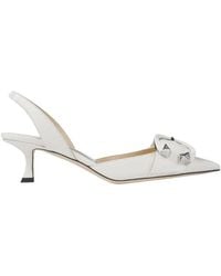 Jimmy Choo - Moni 50 Nappa Slingback Pumps, Brand Size 38.5 Us - Lyst