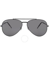 Ray-Ban - New Aviator Grey Sunglasses Rb3625 002/b1 62 - Lyst