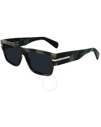 Ferragamo - Blue Rectangular Sunglasses Sf1030s 052 54 - Lyst