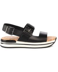 Hogan - Flatform Sandals - Lyst