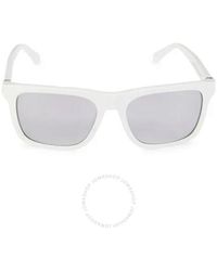 Moncler - Colada Smoke Mirrored Square Sunglasses Ml0285 21c 58 - Lyst