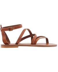 K. Jacques - Ladies Epicure Flat Leather Sandals, Brand Size 37 (Us - Lyst