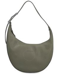 Longchamp - Le Roseau Calf Leather Hobo Bag - Lyst