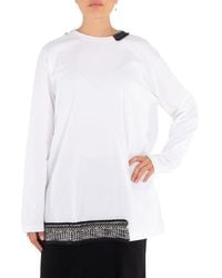 Y's Yohji Yamamoto - Knit Attached Long Sleeve Shirt, Brand Size 2 - Lyst