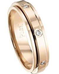 Piaget - Possession 18K Rose .13 Ct Rose Diamond Ring - Lyst