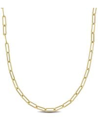 Amour - 3.3Mm Paperclip Chain Necklace - Lyst