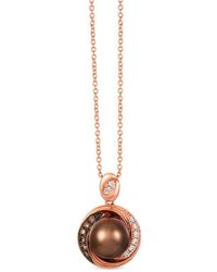 Le Vian - Ladies Chocolate Pearl Necklaces Set - Lyst