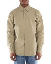 Burberry - Equestrian Knight-Motif Cotton Buttoned Shirt - Lyst
