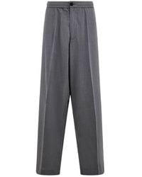 Ferragamo - Drawstring Virgin Wool Trouser, Brand Size 50 (Us - Lyst