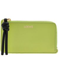 Loewe - Knot Coin Calfskin Cardholder - Lyst