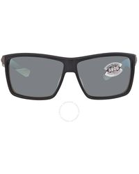 Costa Del Mar - Cta Del Mar Rinconcito Gray Silver Mirror Polarized Glass Sunglasses  11 gglp 60 - Lyst