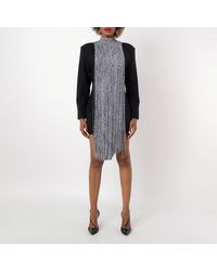 Burberry - Mouline Fringed Cape - Lyst