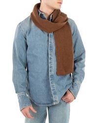 dunhill - Ribbed-Detail Cashmere Scarf - Lyst
