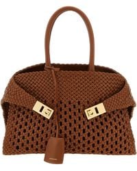 Ferragamo - Calfskin Handbag - Lyst