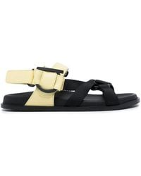 Ferragamo - Gancini Touch-Strap Sandals - Lyst