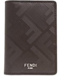 Fendi - Shadow Compact Bi-Fold Card Holder - Lyst