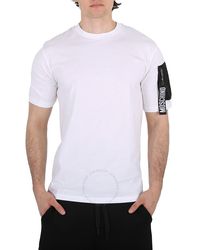 Moschino - Cotton Jersey Zip-pocket Short-sleeve T-shirt - Lyst