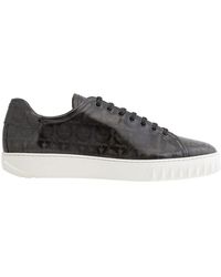 Ferragamo - Salvatore Rhinoceros Gancini Low-Top Sneakers, Brand - Lyst