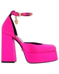 Versace - Medusa Aevitas Platform Pumps, Brand Size 36 Us - Lyst