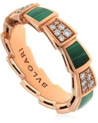 BVLGARI - Serpenti Viper 18 Kt Rose Ring - Lyst