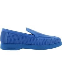 Ferragamo - Flynn Perforated Slip-On Loafers - Lyst