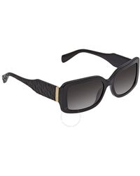 Michael Kors - Corfu Dark Gray Gradient Rectangular Sunglasses Mk2165 30058g 56 - Lyst