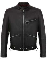 Burberry Leather jackets for Men - Up to 63% off at Lyst.com