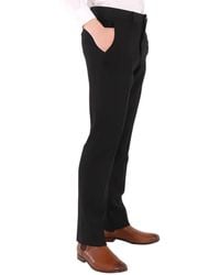 Burberry - Tailored Straight Leg Virgin Wool Pants - Lyst